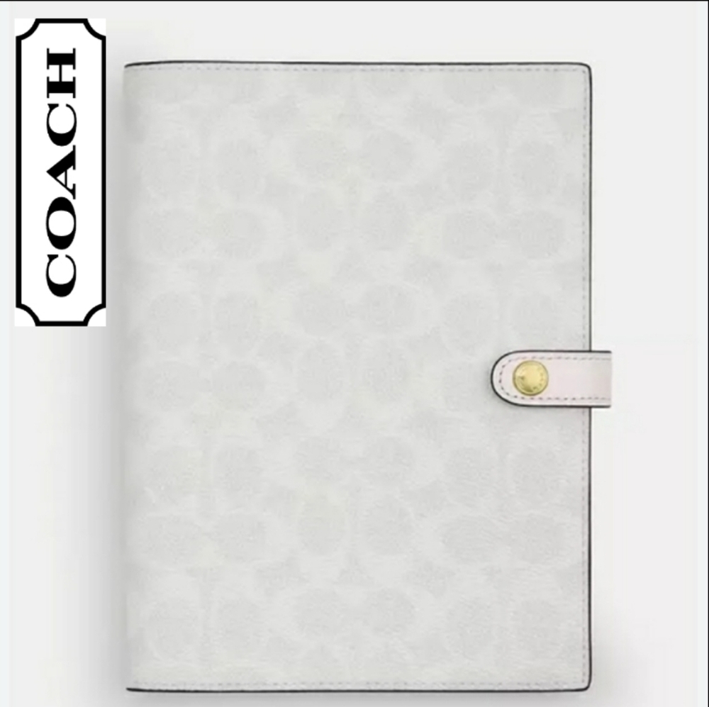 COACH SIGNATURE NOTEBOOK
